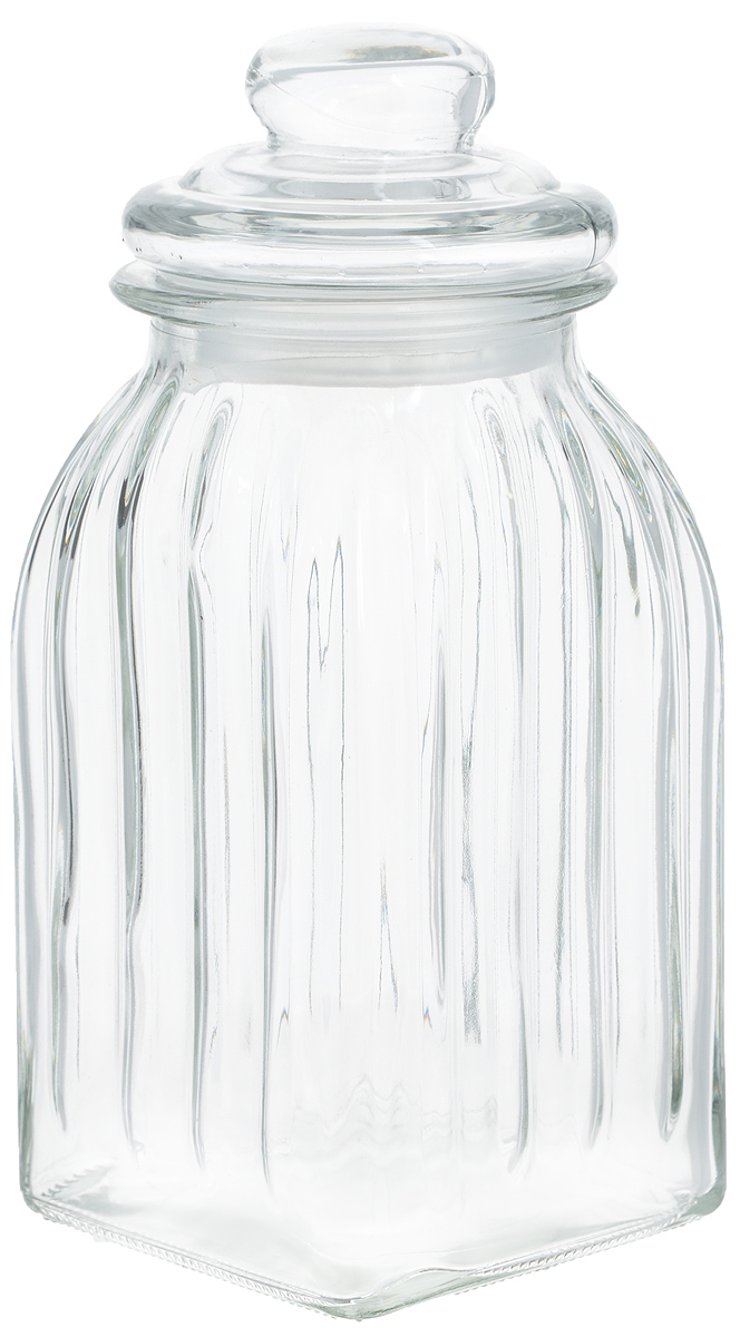 Банка для продуктов Zeller, 1 л19931 Банка для продуктов Zeller, 1 л19931Банка Zeller выполненная из рельефного стекла, станет незаменимым помощником на кухне. В ней будет удобно хранить разнообразные сыпучие продукты, такие как кофе, крупы, макароны или специи. Емкость легко закрывается стеклянной крышкой с силиконовой прокладкой. Оригинальный дизайн позволит сделать такую емкость отличным подарком на любой праздник. Диаметр банки (по верхнему краю): 9,5 см. Высота банки (без учета крышки): 19 см.