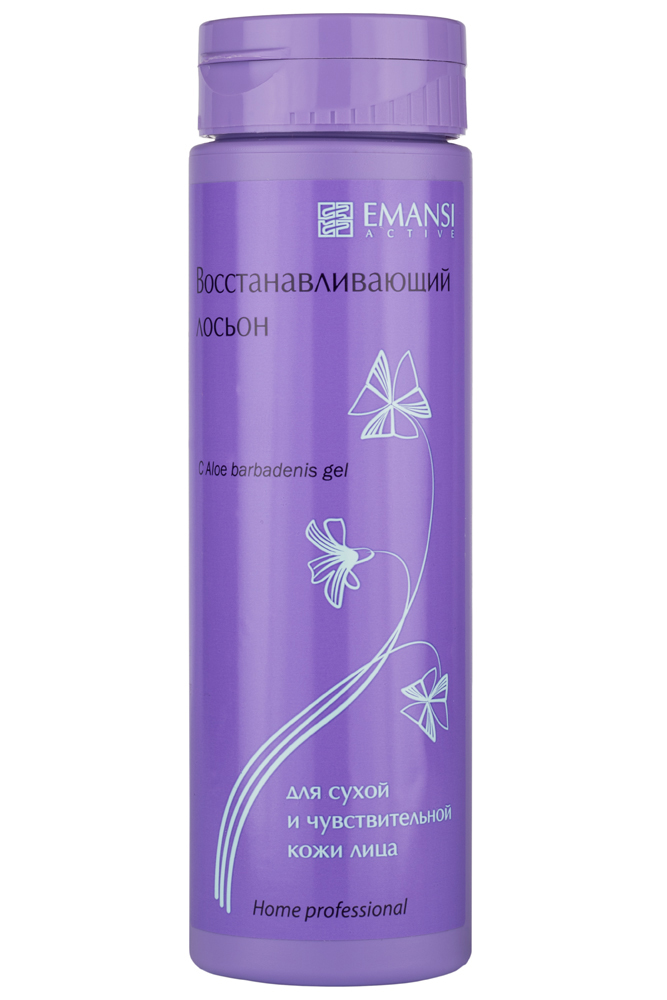 Emansi Восстанавливающий лосьон c Aloe barbadensis gel для сухой и чувствительной кожи лица Emansi active, 150 мл2137 Emansi Восстанавливающий лосьон c Aloe barbadensis gel для сухой и чувствительной кожи лица Emansi active, 150 мл2137Три стабилизатора увлажнения: Витамин В3* (ниацинамид) восстанавливает структурную и функциональную целостность рогового слоя, принципиально важный фактор для сухой и чувствительной кожи Алоэ-вера гель** — источник веществ, удерживающих воду в роговом слое по естественному механизму увлажнения Витамин В9*** и В3* активируют образование веществ натурального увлажняющего фактора Два фактора очищения: Сапонины конского каштана**** Eco-солюбилизатор кокоил пролин***** (сертификат COSMO) Два стабилизатора антиоксидантного статуса: Витамины В9*** и В3*, экстракты эхинацеи и центеллы после УФ излучения снижают действие свободных радикалов Дополнительно лосьон: предотвращает пожелтение кожи* и снижает чувствительность к аллергенам*** Результат: кожа чистая, мягкая, увлажненная, гладкая, в тонусе Действие клинически доказано компанией: *DSM, Швейцария **Mexi Aloe Laboratorios, Южная Корея ***BioSpectrum, Южная Корея ****Indena, Италия *****Sinerga, Италия