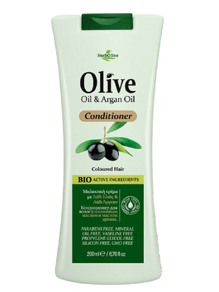 HerbOlive Кондиционер для окрашенных волос с маслом арганы, 200 мл5200310402487 HerbOlive Кондиционер для окрашенных волос с маслом арганы, 200 мл5200310402487Кондиционеры Herbolive с содержанием натурального масла арганы идеальны для окрашенных и обезвоженных волос. Разработаны с целью смягчить и защитить волосы от внешней среды в любое время года. Волосы долго сохраняют яркий цвет, легко расчесываются, обретают жизненную силу и объем. Косметика произведена в Греции на основе органического сырья, НЕ СОДЕРЖИТ минеральные масла, вазелин, пропиленгликоль, парабены, генетически модифицированные продукты (ГМО)