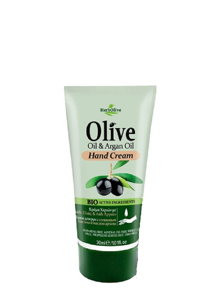 HerbOlive Мини крем для рук с маслом арганы 30 мл5200310402623 HerbOlive Мини крем для рук с маслом арганы 30 мл5200310402623Крем для рук с маслом арганы, на основе органического масла оливы идеально подходит для ежедневного использования. Легко впитывается увлажняет и смягчает кожу рук, защищает от сухости, раздражений, трещин и ежедневного воздействия внешней агрессивной среды. Увлажняет руки, делая их мягкими и гладкими. Косметика произведена в Греции на основе органического сырья, НЕ СОДЕРЖИТ минеральные масла, вазелин, пропиленгликоль, парабены, генетически модифицированные продукты (ГМО)