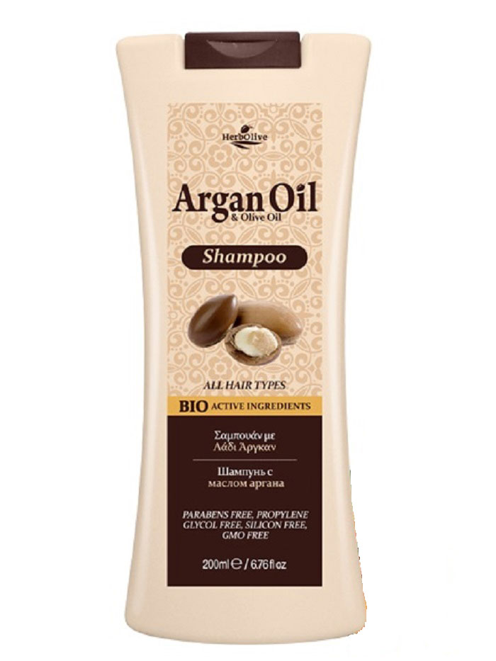 ArganOil Шампунь с маслом арганы для всех типов волос 200 мл5200310402883 ArganOil Шампунь с маслом арганы для всех типов волос 200 мл5200310402883Содержит органическое оливковое масло, масло арганы, витамины А и Е, пантенол, известные своими антиоксидантными свойствами, а также способностью к увлажнению и восстановлению волос. Все вместе создает уникальное сочетание компонентов, которые помогают защитить волосы, оживить цвет и блеск и придать им здоровый вид