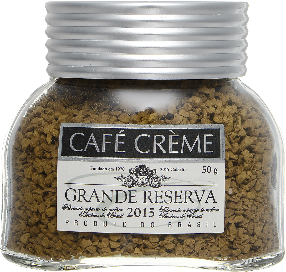 Cafe Creme Grande Reserva кофе растворимый, 50 г4607141336447 Cafe Creme Grande Reserva кофе растворимый, 50 г4607141336447Вкус и аромат кофе во многом зависит от года урожая. В 2012 году погодные условия в Эспиринто-Санто, в высокогорном районе, расположенном на юго-востоке Бразилии, были очень благоприятны для роста кофе. Поэтому урожай в этот год был собран особенный, высочайшего качества. Кофе этого урожая обладает кремовым, бархатным, густым вкусом и очень интенсивным ароматом. Зарезервируйте свою баночку, чтобы сохранить в памяти настоящий зажигательный бразильский кофе, рожденный уникальными погодными условиями.