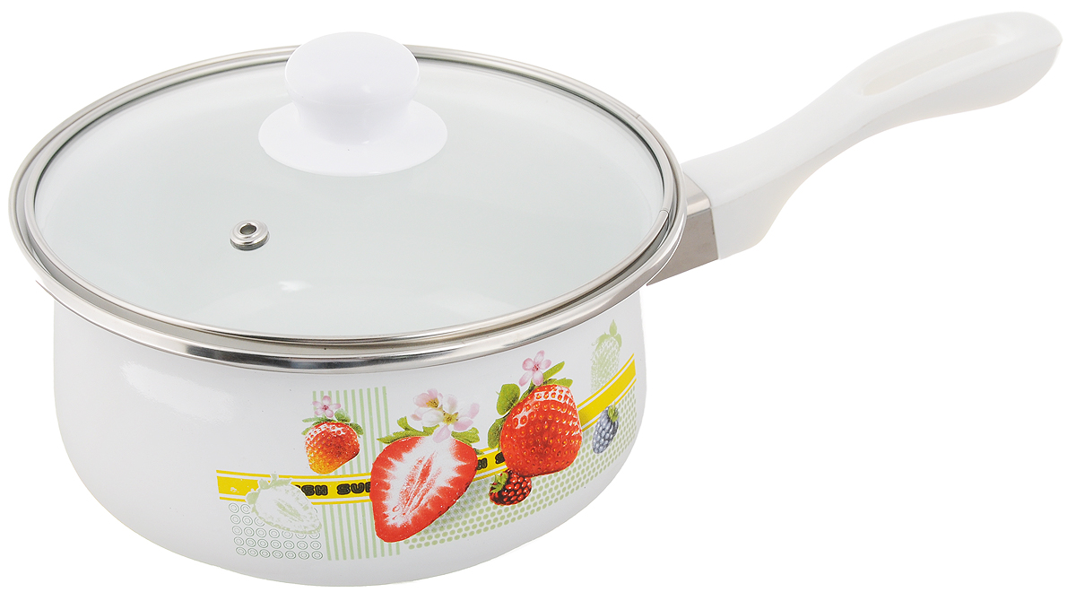 Ковш эмалированный Mayer & Boch Фрукты с крышкой, 1,5 л23648 Ковш эмалированный Mayer & Boch Фрукты с крышкой, 1,5 л23648Ковш Mayer & Boch Фрукты выполнен из углеродистой стали с эмалированным покрытием. Стеклоэмаль инертна и устойчива к пищевым кислотам, не вступает во взаимодействие с продуктами и не искажает их вкусовые качества. Такое покрытие не вызывает аллергию и надежно защищает пищу от контакта с металлом. Оно устойчиво к механическому воздействию, не царапается и не сходит, а стальная основа практически не подвержена механической деформации, благодаря чему срок эксплуатации увеличивается. Ковш оснащен крышкой, а также удобной ручкой. Подходит для всех типов плит, включая индукционные. Можно мыть в посудомоечной машине. Диаметр по верхнему краю: 18 см. Высота стенки: 9 см. Длина ручки: 15 см.