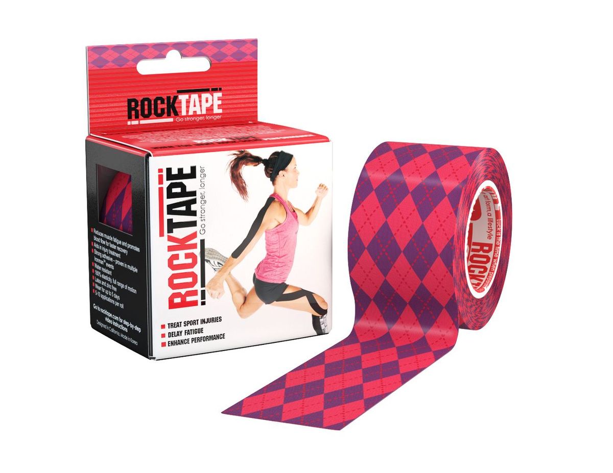 Кинезиотейп Rocktape Design, цвет: розовый, фиолетовый, 5 x 500 смRCT100-PKARG-OS Кинезиотейп Rocktape Design, цвет: розовый, фиолетовый, 5 x 500 смRCT100-PKARG-OSКинезиотейп Rocktape Design предназначен для снятия отеков и рассасывания гематом. Уменьшает мышечную усталость и способствует притоку крови для более быстрого восстановления. Не содержит латекса и цинка. 180% эластичности.