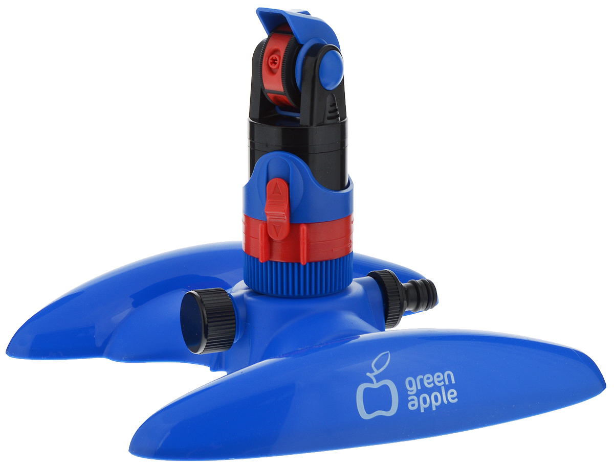 Разбрызгиватель Green Apple GWRS12-044, секторный, вращающийся, с регулируемым углом поливаGWRS12-044 Разбрызгиватель Green Apple GWRS12-044, секторный, вращающийся, с регулируемым углом поливаGWRS12-044Секторный разбрызгиватель Green Apple предназначен для равномерного полива участков площадью до 300 м2. Бесшумная работа, 4 режима регулировки струи воды и возможность задания необходимого сектора позволяют максимально гибко оптимизировать процесс полива. Настройки: - регулировка сектора полива, - регулировка дистанции полива, - переключение режимов. Режимы: - туман: 50° - 19,6 м, - фонтан: 70° - 27 м, - мульти: 50° - 24,3 м, - джет: 50° - 19,6 м.