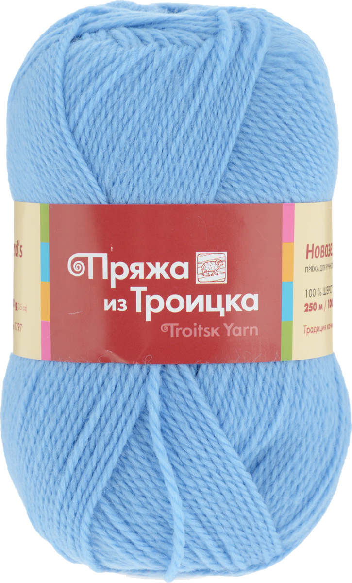Пряжа для вязания Новозеландская, цвет: светло-голубой (0300), 250 м, 100 г, 10 шт366010_0300 Пряжа для вязания Новозеландская, цвет: светло-голубой (0300), 250 м, 100 г, 10 шт366010_0300Пряжа для вязания Новозеландская изготовлена из плотно скрученных нитей шерсти. Изделия из этой пряжи не линяют и сохраняют после стирки не только цвет, но и форму. Пряжа идеально подходит для вязания шарфов, шапок, варежек, пуловеров, шалей. С такой пряжей процесс вязания превратится в настоящее удовольствие, а готовое изделие подарит уют и комфорт. Состав: 100% шерсть. Рекомендуемые спицы: 3,25 мм.