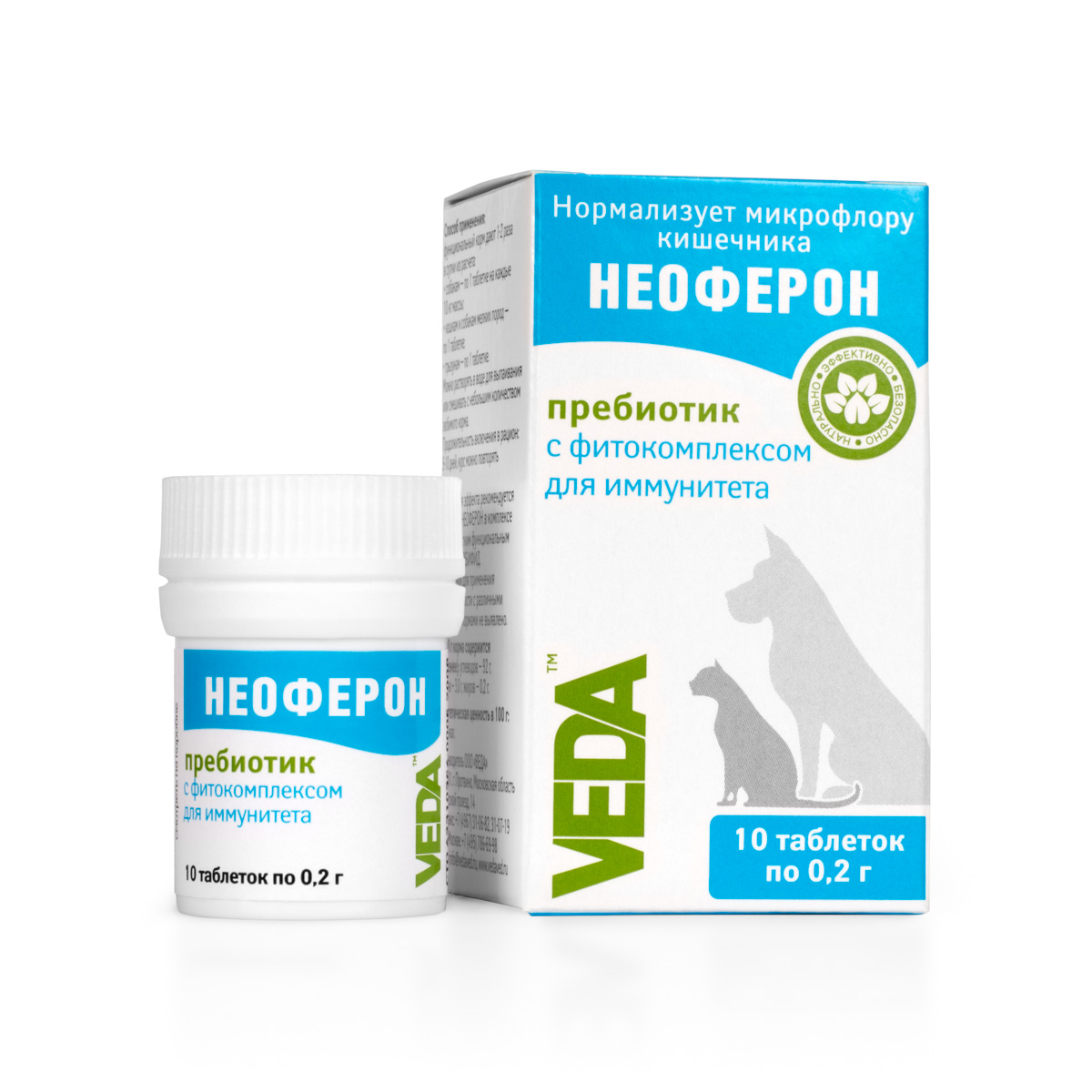 Функциональный корм для собак и кошек НЕОФЕРОН, 10х0,2г4605543006562 Функциональный корм для собак и кошек НЕОФЕРОН, 10х0,2г4605543006562Функциональный корм для кошек, собак и других домашних питомцев. Рекомендуется для систематического употребления в составе кормовых рационов ослабленных, подверженных инфекционным заболеваниям животных.
