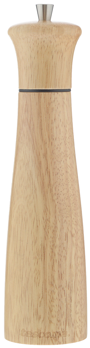Мельница для перца и соли Tescoma Virgo Wood, высота 24 см658222 Мельница для перца и соли Tescoma Virgo Wood, высота 24 см658222Мельница для перца и соли Tescoma Virgo Wood - отличное приспособление для приготовления блюд с различными видами только что молотого перца и соли. Изделие имеет керамический механизм размола и регулировку степени грубости помола перца и соли. В комплекте предусмотрены 2 цветных насадки-кольца - для перца и соли. Мельница выполнена из благородной древесины - бразильского каучука (Hevea brasiliensis). Не предназначена для мытья в посудомоечной машине.