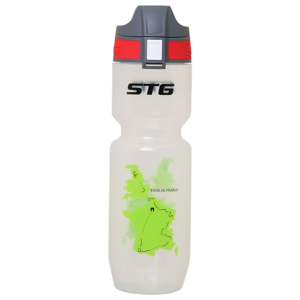 Велофляга STG Tour de France. ED-BT21, 750 мл, цвет: белый прозрачный. Х61861Х61861 Велофляга STG Tour de France. ED-BT21, 750 мл, цвет: белый прозрачный. Х61861Х61861Велофляга STG 750мл Tour de France TRANSPARENT, ED-BT21