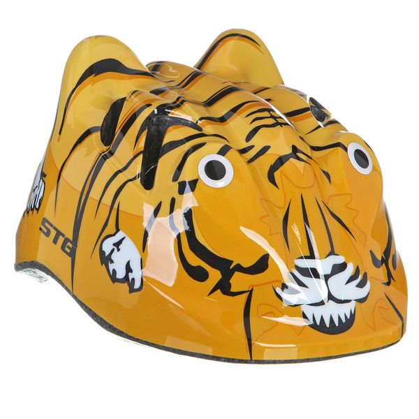 Шлем детский велосипедный STG MV7-TIGER, цвет: оранжевый. Размер XS (44-48 см). Х66765Х66765 Шлем детский велосипедный STG MV7-TIGER, цвет: оранжевый. Размер XS (44-48 см). Х66765Х66765Детский велошлем, выполненный в виде тигра, обеспечит безопасность ребенка во время катания. Шлем является обязательным атрибутом, особенно для маленьких любителей покататься на велосипеде, беговеле или самокате, которые только познают азы самостоятельного катания. Данный велошлем разработан специально для мальчиков и выполнен в приятной цветовой гамме, и обязательно понравится юным велогонщикам. Комфортная подкладка и застежка детского шлема позволят удобно его одеть, а 15 вентиляционных отверстий обеспечат необходимую вентиляцию во время катания.