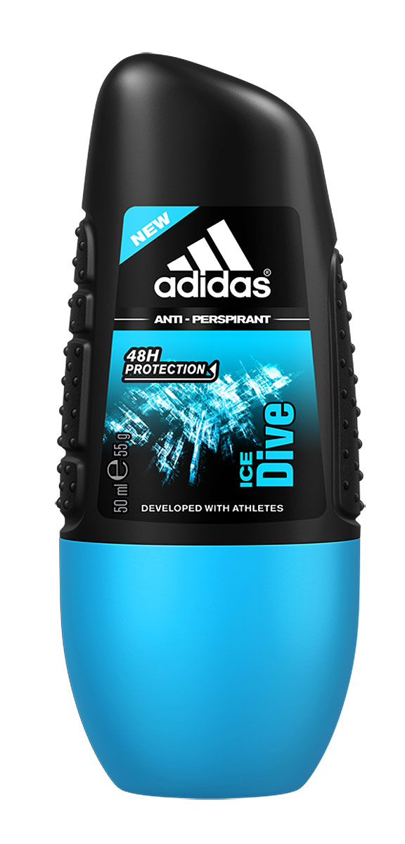 Adidas Дезодорант-антиперспирант ролик Ice Dive, мужской, 50 мл340004423/3607347410928 Adidas Дезодорант-антиперспирант ролик Ice Dive, мужской, 50 мл340004423/3607347410928Для мужчин, в жизни которых всегда есть место риску и приключению.