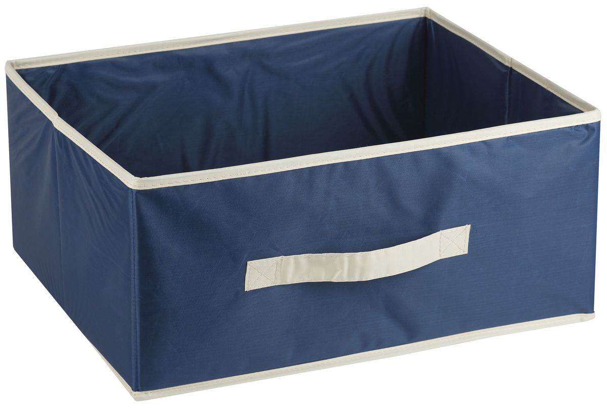 Короб для хранения White Fox Comfort, без крышки, цвет: голубой, 48 х 36 х 21 смWHHH10-362 Короб для хранения White Fox Comfort, без крышки, цвет: голубой, 48 х 36 х 21 смWHHH10-362Коллекция Comfort от White Fox изготовлена из полиэстера с пропиткой. Особенность товаров в том, что их можно протирать, в них не накапливается пыль и вещи остаются чистыми. В коллекции представлены самые популярные вещи: подвесные кофры, короба с крышками и без, мягкие чехлы для вещей, чехлы для костюмов. Все изделия упакованы в компактную упаковку, которая имеет подвес. Короба складываются.