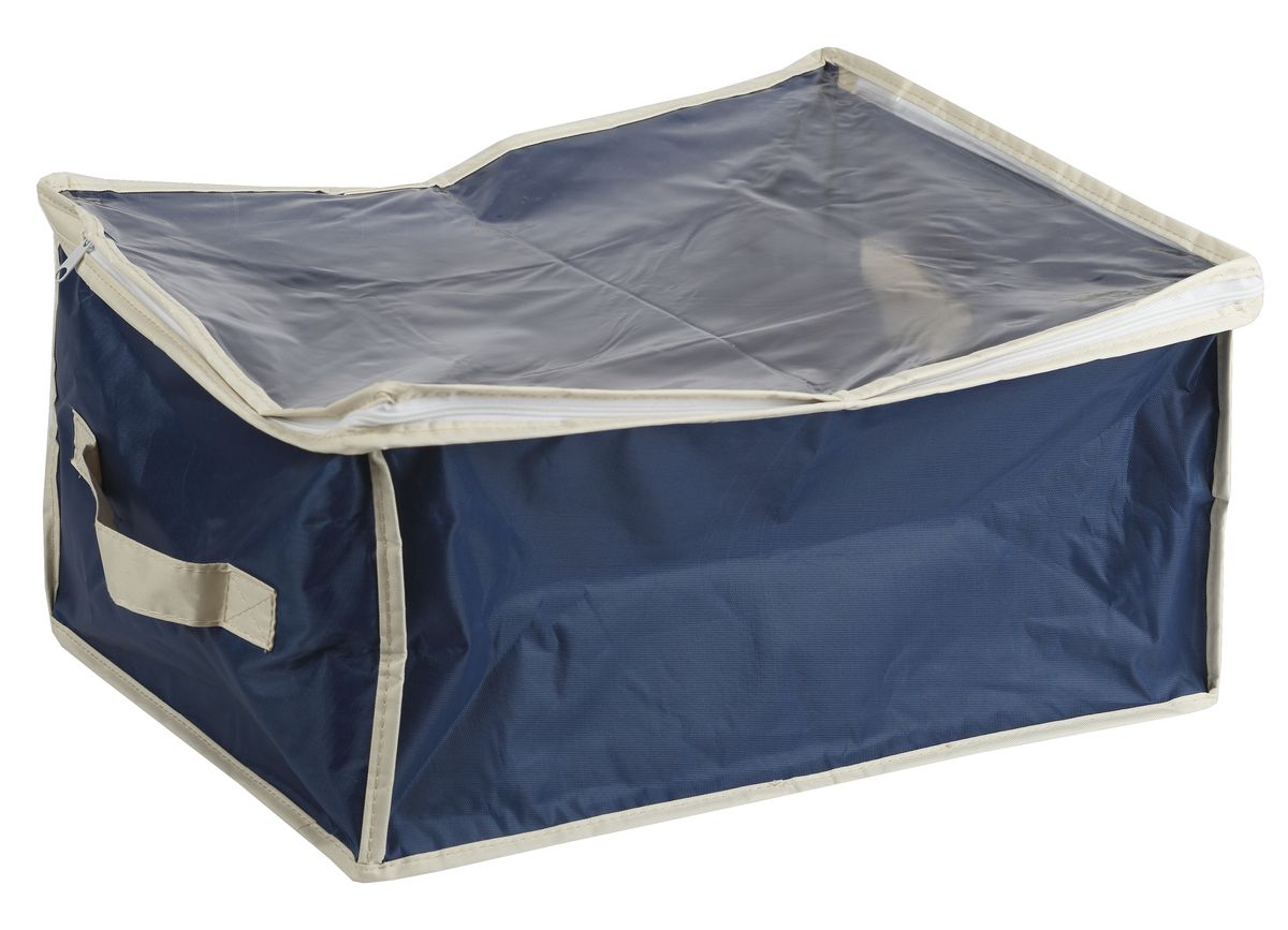 Чехол для хранения вещей White Fox Comfort, цвет: синий, 20 х 30 х 40 смWHHH10-364 Чехол для хранения вещей White Fox Comfort, цвет: синий, 20 х 30 х 40 смWHHH10-364Чехол для хранения White Fox Comfort выполнен из высококачественного полиэстера с пропиткой. Особенность данного материала в том, что его можно протирать, в нем не накапливается пыль, и вещи остаются чистыми. Чехол обеспечит надежное хранение вашей одежды и различных вещей, защитит от повреждений, пыли, грязи во время хранения и транспортировки.