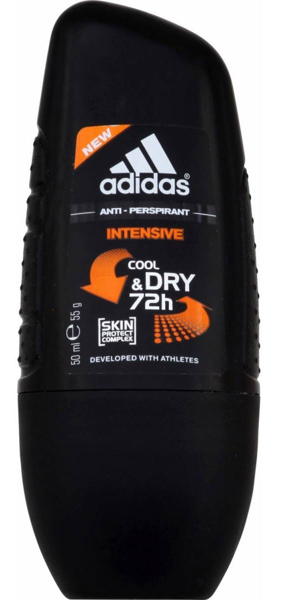 Adidas Дезодорант-антиперспирант ролик Cool&Dry Intensive Anti-Perspirant Roll-On, мужской, 50 мл3401322992/3607347411536 Adidas Дезодорант-антиперспирант ролик Cool&Dry Intensive Anti-Perspirant Roll-On, мужской, 50 мл3401322992/3607347411536Разработан при участии спортсменов. Защита 72 часа.
