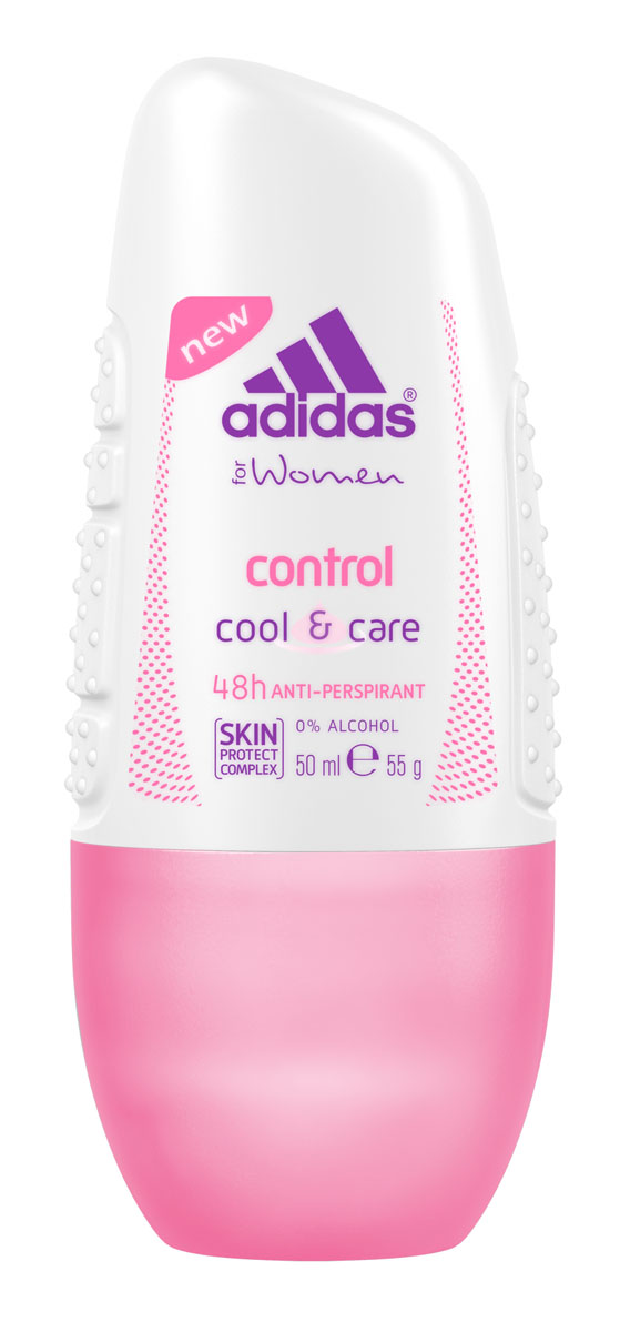 Adidas Дезодорант-антиперспирант ролик Cool&Care Control Anti-Perspirant Roll-On, женский, 50 мл340133403/3607347415343 Adidas Дезодорант-антиперспирант ролик Cool&Care Control Anti-Perspirant Roll-On, женский, 50 мл340133403/3607347415343Защита - 48 ч. Прекрасное сочетание ухода и защиты от пота. Легкий аромат придаст ощущение комфорта.
