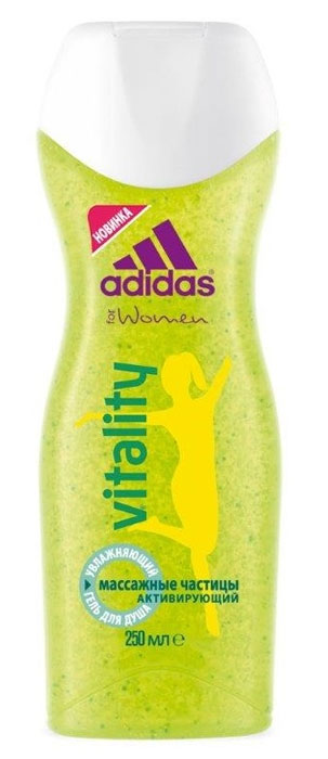 Adidas Гель для душа увлажняющий VItalIty, женский, 250 мл34013057452/3607347395645/3607347395669 Adidas Гель для душа увлажняющий VItalIty, женский, 250 мл34013057452/3607347395645/3607347395669Освежающий гель заряжает вашу кожу энергией.