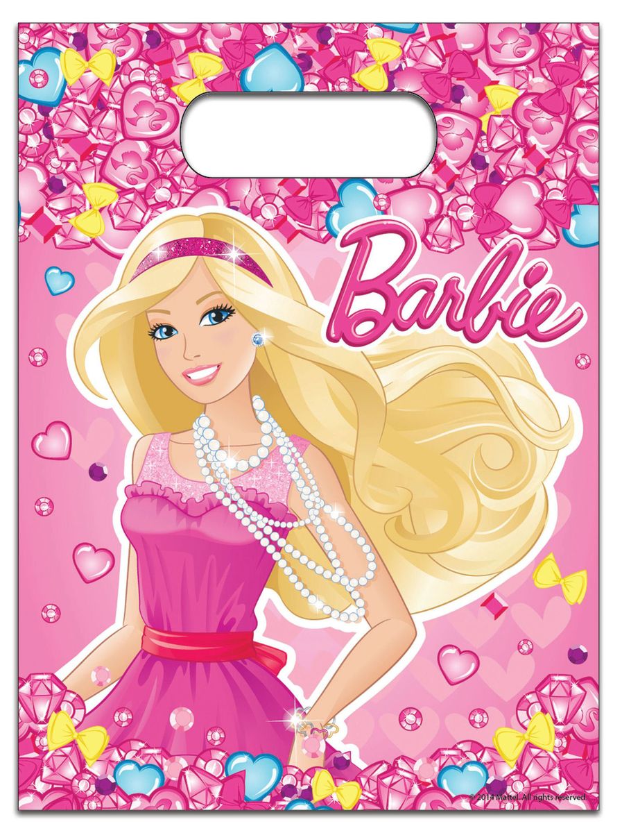 Barbie Пакет подарочный Барби 6 шт30305 Barbie Пакет подарочный Барби 6 шт30305Красивые подарочные пакеты - это изящный и практичный способ украсить подарки. В наборе Барби 6 полиэтиленовых пакетов для подарков размером 17 х 23 см, декорированных привлекательным принтом.
