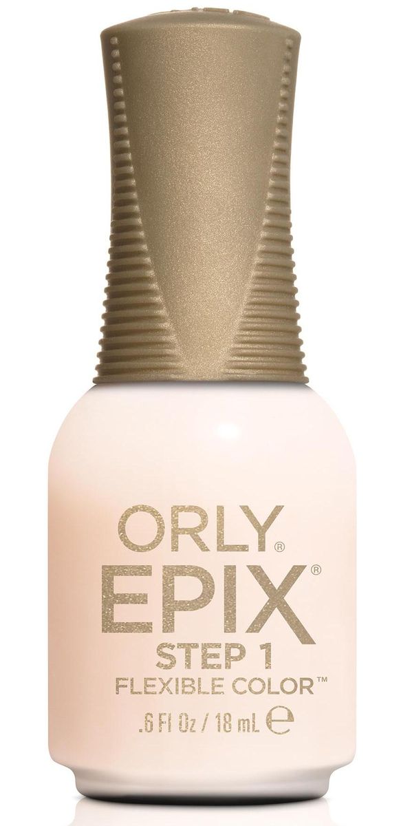 Orly Эластичное цветное покрытие EPIX Flexible Color 957 CHATEAU CHIC, 18 мл29957 Orly Эластичное цветное покрытие EPIX Flexible Color 957 CHATEAU CHIC, 18 мл29957Двухфазная эластичная система Flexible Color System - это новейшая запатентованная технология последнего поколения от ORLY, объединившая функции лака для ногтей и гибридных гелевых покрытий. Она обеспечивает прочное эластичное покрытие благодаря содержанию инновационных амортизирующих полимеров. Технология Flexible Color System подразумевает взаимное сцепление цветного лака и верхнего покрытия. Оба препарата системы EPIX дополняют друг друга и действуют вместе. Простое нанесение без подтеков обеспечивается благодаря технологии Smudge-Fixing, которая содержит полимеры, делающие покрытие эластичным и гибким. Лак быстро выравнивается, исключая смазывание во время нанесения. И еще один плюс - инновационная кисть ORLY EPIX. Она обеспечивает точное нанесение и идеальную ровную линию возле кутикулы. Максимальный контроль за результатом гарантирован: • 600 щетинок + плоская кисть • Максимально точное нанесение • Гладкое и плотное покрытие в одно касание кисти • Изогнутый контур кисти для...