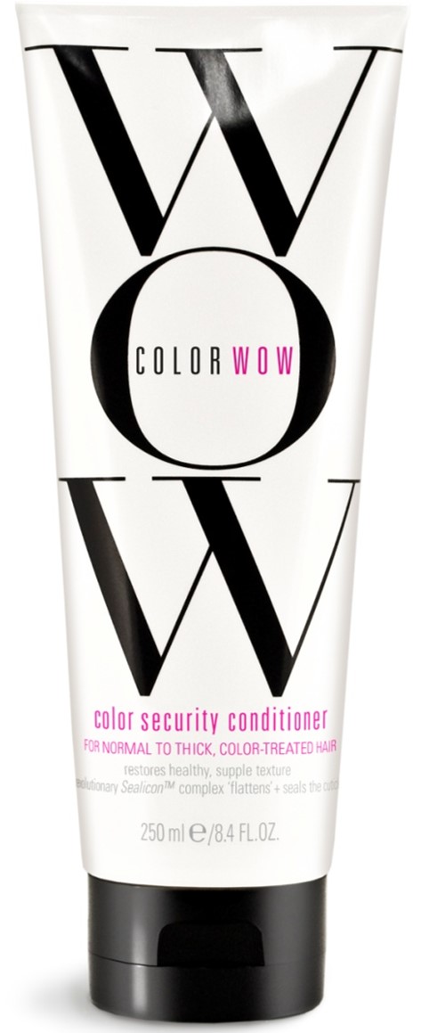 COLOR WOW Кондиционер Защита цвета для окрашенных, нормальных и густых волос, 250 млCW512 COLOR WOW Кондиционер Защита цвета для окрашенных, нормальных и густых волос, 250 млCW512Кондиционер интенсивно защищает и восстанавливает окрашенные волосы. Специальная технология Aquamino Emulsion ™ обеспечивает превосходное увлажнение, помогая вернуть волосам эластичность, силу и здоровый естественный внешний вид. Защитный комплекс предотвращает вымывание цвета, разглаживает и запечатывает кутикулу, делая волосы гладкими и послушными.