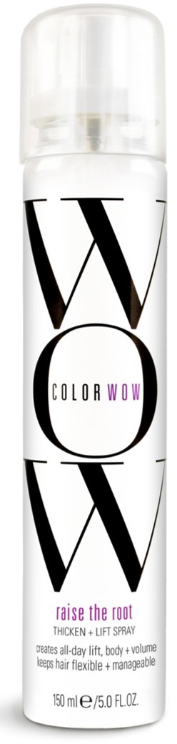 COLOR WOW Спрей для прикорневой укладки и придания объема волосам, 150 млCW525 COLOR WOW Спрей для прикорневой укладки и придания объема волосам, 150 млCW525Спрей придает волосам несравненный объем и кристальное сияние, сохраняя действие в течении всего дня. Уникальная прозрачная структура на основе косметической смолы и эластичные полимеры, обеспечивают мгновенный объем, сохраняя упругость и мягкость волос. Спрей не склеивает волосы и помогает избежать ломкости. Идеально подходит для окрашенных волос, препятствует появлению желтизны и затемнению волос. Содержит UV фильтр. После использования волосы остаются послушными, естественными и сияющими.