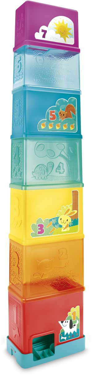 Playskool Развивающая игрушка Складная башняB5847EU4 Playskool Развивающая игрушка Складная башняB5847EU4Уникальная возможность запускать шарик выделяет продукт среди конкурентов В игре малыш может вставать в полный рост, так как высота всех блоков более 82 см Различные варианты игры для развития крупной и мелкой моторики, развивающих и познавательных игр Яркий дизайн с животными и счетом