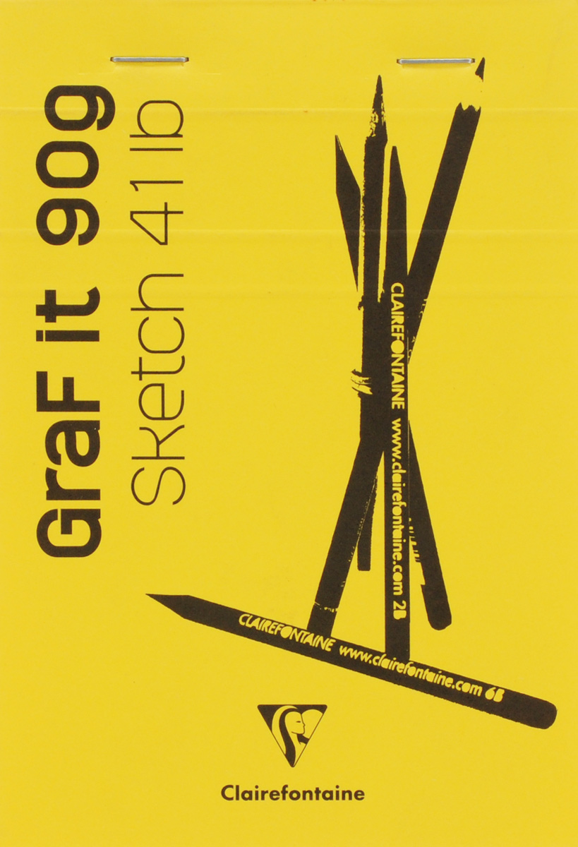 Clairefontaine Блокнот для рисования Graft It 80 листов цвет желтый96619С_желтый Clairefontaine Блокнот для рисования Graft It 80 листов цвет желтый96619С_желтыйClairefontaine - французская компания, выпускающая канцелярские товары, тетради и блокноты с 1858 года. Блокнот Clairefontaine Graft It идеален для рисования, эскизов или заметок. Внутренний блок состоит из 80 листов белоснежной бумаги, скрепленных металлическими скрепками. Обложка выполнена из плотного картона.
