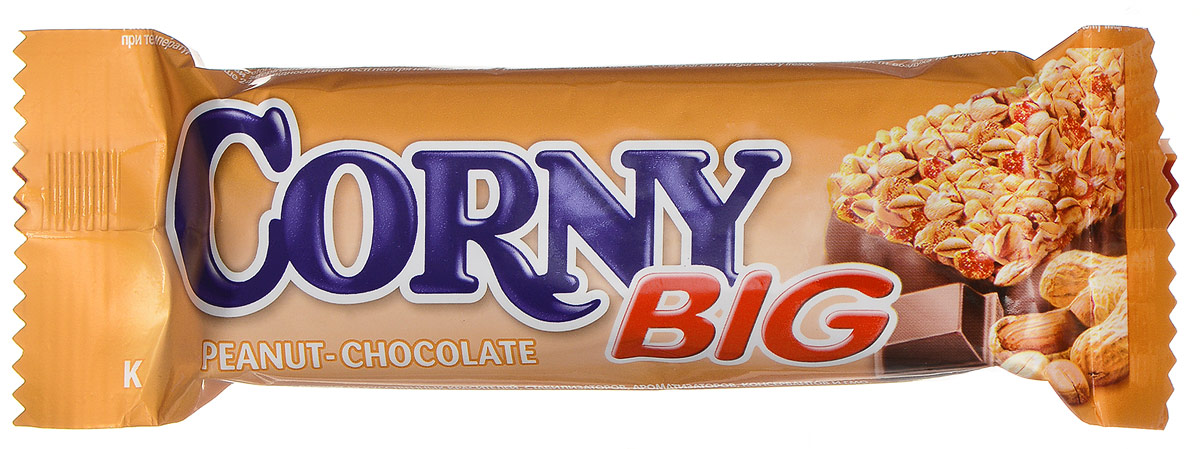 Corny Peanut-Chocolate батончик злаковый с арахисом и молочным шоколадом, 50 гбзк007 Corny Peanut-Chocolate батончик злаковый с арахисом и молочным шоколадом, 50 гбзк007Злаковые батончики Corny - вкусная и здоровая альтернатива традиционным снэкам - шоколадным плиткам, чипсам и булкам. Батончики сочетают в себе исключительную пользу и удобство. В их состав входят злаки, орехи, фрукты и шоколад. Разнообразие видов позволяет каждому выбрать батончик по своему вкусу. Медленные углеводы заряжают полезной энергией, а удобная форма и упаковка соответствуют быстрому ритму жизни.