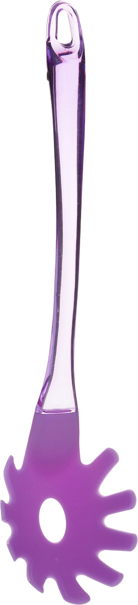 Ложка для спагетти МФК-профит "Color Teflon", цвет: фиолетовый, длина 31,5 см