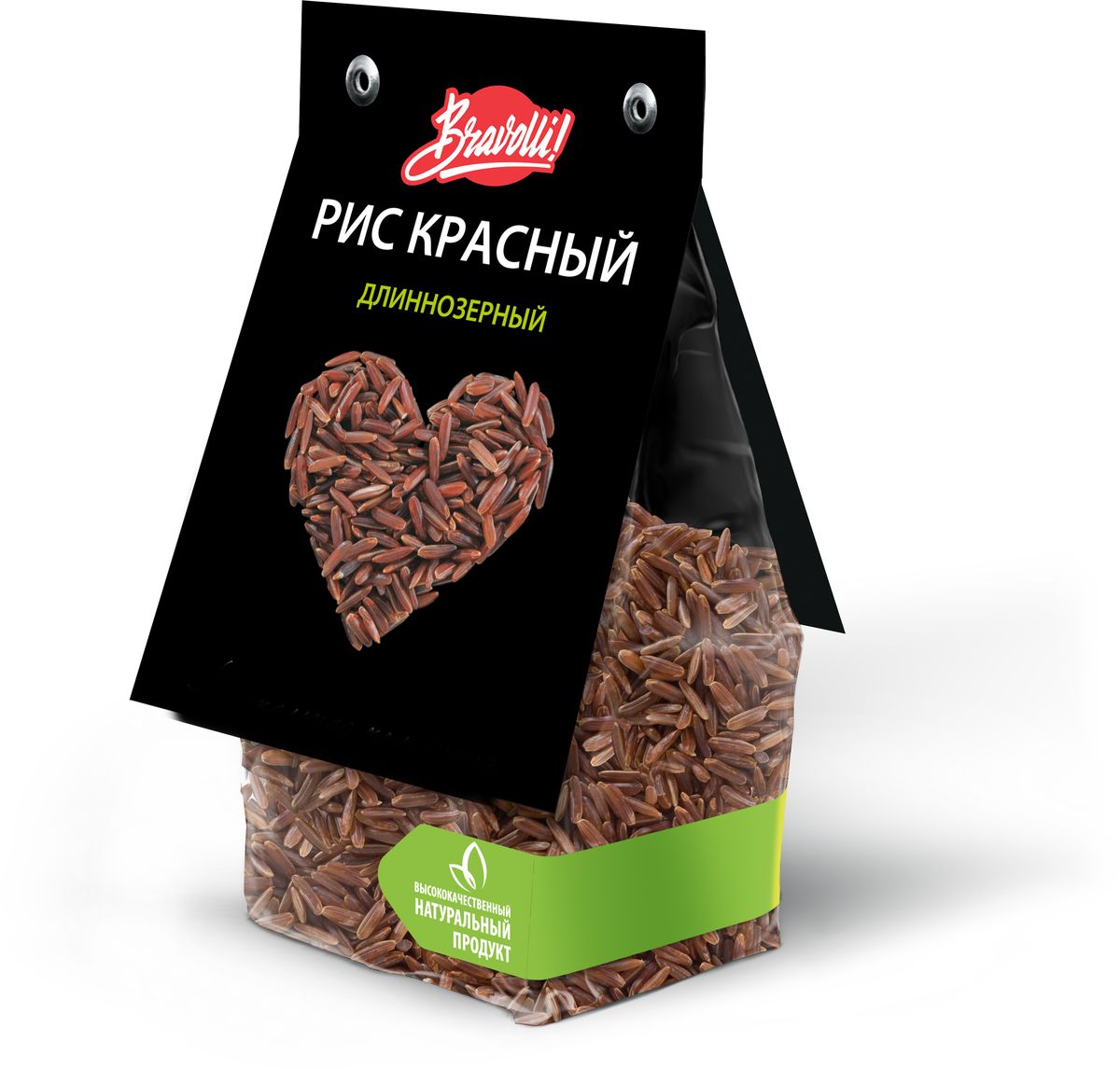 Bravolli Рис красный длиннозерный, 350 гБР 104/6 Bravolli Рис красный длиннозерный, 350 гБР 104/6Рис красный длиннозерный - один из самых модных сейчас, но, в то же время, довольно древних сортов риса. В Таиланде красный рис выращивается с VI века и известен он под названием Хао Денг. Благодаря своему необычному виду и полезности красный рис становится все более популярным в странах Европы, США, Канаде, особенно среди сторонников здорового питания. После приготовления красный рис имеет приятный аромат ржаного хлеба, необычный вкус и хорошую рассыпчатость. Красный рис великолепно сочетается с мясом, особенно белым, грибами и овощами и отлично подходит для приготовления супов, салатов, гарниров, вторых блюд.