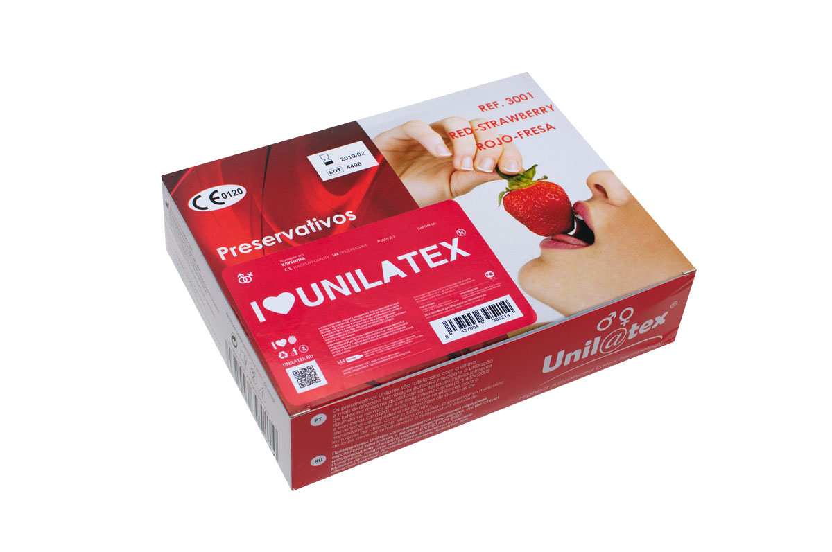 Презервативы Unilatex Red Strawberry, 144 шт Презервативы Unilatex Red Strawberry, 144 шт
