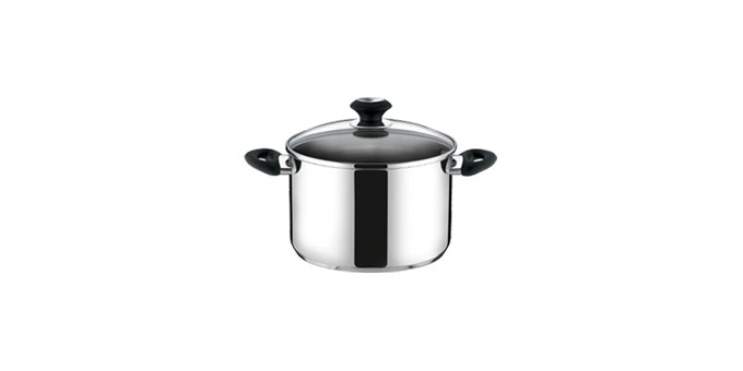 Кастрюля Tescoma Presto с крышкой, 2 л. 728016728016 Кастрюля Tescoma Presto с крышкой, 2 л. 728016728016Кастрюля Tescoma Presto изготовлена из высококачественной нержавеющей стали 18/10. Снабжена толстым многослойным дном, что значительно снижает вероятность пригорания пищи и ненагревающимися пластиковыми ручками. Крышка кастрюли изготовлена из стекла и нержавеющей стали, с отверстием для выхода пара. Кастрюля Tescoma Presto - это идеальный подарок для современных хозяек, которые следят за своим здоровьем и здоровьем своей семьи. Эргономичный дизайн и функциональность позволят вам наслаждаться процессом приготовления любимых, полезных для здоровья блюд. Пригодна для газовых, электрических, стеклокерамических плит, включая индукционных. Диаметр кастрюли по верхнему краю: 16 см. Ширина кастрюли (с учетом ручек): 27 см. Высота стенки: 11,5 см.