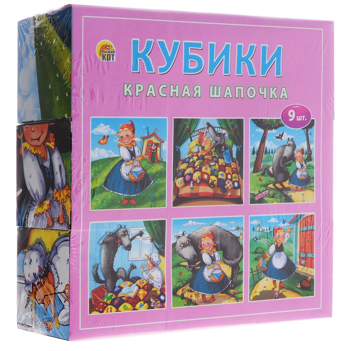 Рыжий Кот Кубики Красная ШапочкаИ-1376 Рыжий Кот Кубики Красная ШапочкаИ-1376Кубики Рыжий Кот Красная Шапочка непременно заинтересуют вашего малыша и подарят ему много положительных эмоций. В набор входят 9 кубиков, собрав которые, малыш получит 6 красочных картинок с различными сценами из сказки Красная Шапочка. Складывая кубики в различном порядке, ребенок будет развивать моторику. Изделия выполнены из прочных материалов, полностью безопасных для здоровья крохи.