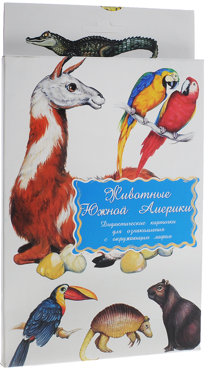 Маленький гений-Пресс Обучающие карточки Животные Южной Америки4607054090757 Маленький гений-Пресс Обучающие карточки Животные Южной Америки4607054090757Занятия с обучающими карточками Маленький гений-Пресс Животные Южной Америки помогут вам познакомить ребенка с известными животными, обитающими в Южной Америке: гоацином, ягуаром, обезьяной-ревуном, туканом, шиншиллой, муравьедом, ленивцем, колибри, ламой, обезьяной-игрункой, игуаной, кайманом, капибарой, анакондой, попугаем арой, броненосцем. От 6 месяцев: Показывайте карточки быстро, четко называя нарисованное животное. Комплект показывать несколько дней, затем заменить новым. Через некоторое время повторить показ. От 3 лет: Поиграйте с ребенком: Обсудите с ребенком, чем похожи и чем отличаются животные, как они приспособлены к своей среде обитания и образу жизни. Предложите вспомнить, каких животных данного континента ребенок знает. Подробно опишите любое животное, нарисованное на картинках, не называя его. Предложите ребенку догадаться, о ком идет речь, и подобрать соответствующую карточку. Затем поменяйтесь с...