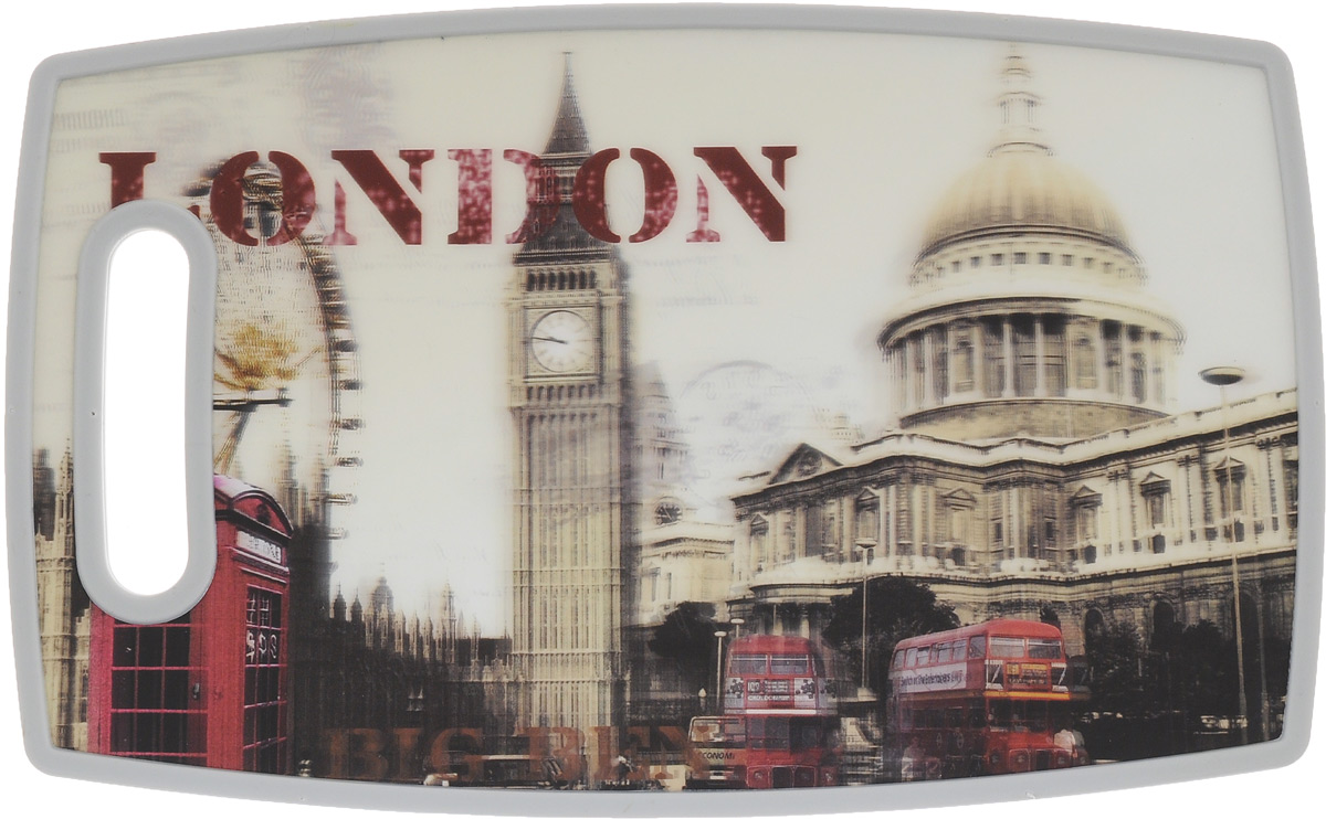 Доска разделочная Mayer & Boch London, 37 х 23 см24758 Доска разделочная Mayer & Boch London, 37 х 23 см24758Разделочная доска Mayer & Boch London, выполненная из высококачественного полипропилена, станет незаменимым аксессуаром на вашей кухне. Одна сторона доски декорирована изображением с эффектом 3D, другая сторона белого цвета. Антибактериальное покрытие защищает от плесени, грибков и неприятных запахов. Изделие отлично подходит для приготовления и измельчения пищи, а также для сервировки стола. Такая доска прекрасно впишется в интерьер любой кухни и прослужит вам долгие годы.