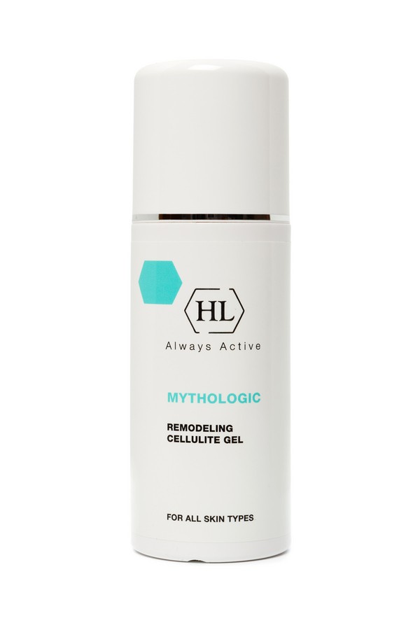Holy Land Антицеллюлитный гель Mythologic Remodeling Cellulite Gel 250 мл113503//7290101325925 Holy Land Антицеллюлитный гель Mythologic Remodeling Cellulite Gel 250 мл113503//7290101325925Комплексный препарат длявыравнивания рельефа кожи. Одновременно навнутрикожные липиды воздействуют экстракт арники, кофеин, эфирные масла ияблочный экстракт, обладающие липолитическим эффектом. За счет предварительного разогрева кожи лосьоном Remodeling Prepping Lotion ингредиенты геля Remodeling Cellulite Gel проникают догиподермы, выравнивая иразглаживая кожу. Препарат прекрасно сочетается смассажем итепловыми процедурами, поэтому его использование вбане, сауне, после теплой ванны, душа илисолярия дает дополнительный результат.