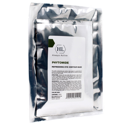 Holy Land Маска для век Phytomide Eye Refreshing Mask 1 шт1170791 Holy Land Маска для век Phytomide Eye Refreshing Mask 1 шт1170791Освежающая, успокаивающая, подтягивающая маска-очки для век. Действие:Увлажняет тонкую и чувствительную кожу век. Разглаживает морщинки, уменьшает выраженность морщин. Освежает и улучшает цвет кожи. Предотвращает отеки вокруг глаз. Эффективна в послеоперационном периоде для снятия отека. Активные компоненты: сорбитол, экстракт гингко билоба, комплекс Phytolene, экстракт солодки, экстракт ромашки.