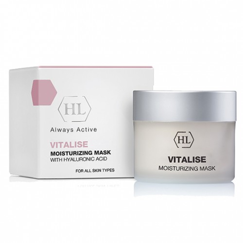 Holy Land Увлажняющая маска Vitalise Moisturizing Mask 50 мл160087 Holy Land Увлажняющая маска Vitalise Moisturizing Mask 50 мл160087Vitalise Moisturizing Mask - Увлажняющая маска для домашнего применения. Смягчает, увлажняет, способствует восстановлению кожного барьера. Активные ингредиенты: гидролизованная гиалуроновая кислота, натрия гиалуронат, масло семян кукуи, масло семян макадамии, ацетилгексапептид 8.