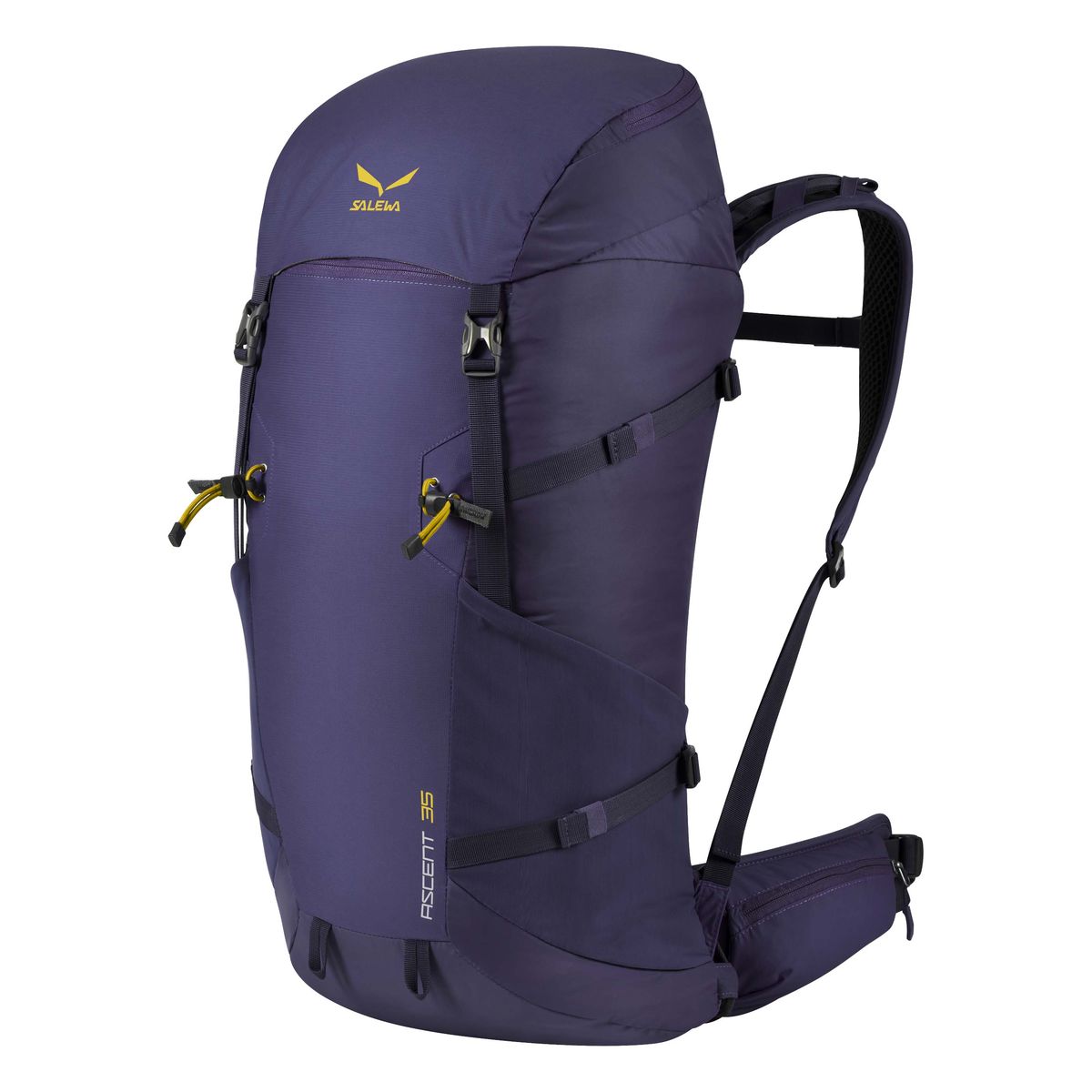 Рюкзак туристический Salewa Ascent 35, цвет: синий, 35л1138_8680 Рюкзак туристический Salewa Ascent 35, цвет: синий, 35л1138_8680Новая современная модель рюкзака, который прекрасно подойдет как для однодневных так и для более длительных путешествий. Особенности: - петли для крепления ледоруба / лыжных палок - внутреннее отделение для хранения ценных вещей - боковые карманы - карман в набедренном поясе - петли для навески дополнительного снаряжения на набедренном поясе - подвесная система motionfit