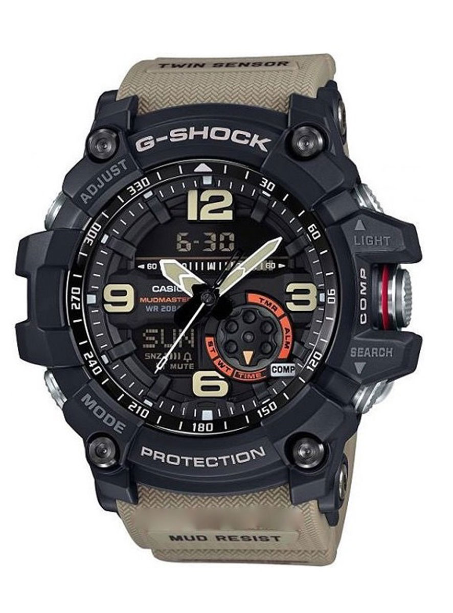 Часы наручные мужские Casio G-Shock, цвет: черный, песочный. GG-1000-1A5GG-1000-1A5 Часы наручные мужские Casio G-Shock, цвет: черный, песочный. GG-1000-1A5GG-1000-1A5Ударопрочность: Ударопрочная конструкция защищает от ударов и вибрации. 5 ежедневных будильников: Будильник напомнит Вам о повторяющихся событиях с помощью звукового сигнала, установленного Вами на определенное время. Вы также можете активировать почасовой сигнал времени, сообщающий о каждом полном часе. Эта модель имеет пять независимых будильников для оповещения о важных встречах. Функция повтора будильника: Каждый раз, когда Вы выключаете звуковой сигнал, он прозвучит повторно спустя несколько минут. 12/24-часовое отображение времени: Отображение времени можно в 12-часовом или 24-часовом формате. Ремешок из полимерного материала: Натуральный полимерный материал является идеальным для изготовления ремешка благодаря своей чрезвычайной прочности и гибкости. Неоновый дисплей: Светящееся покрытие обеспечивает длительную подсветку в темное время суток после короткого воздействия света. Функция мирового времени: Отображение текущего времени в основных городах и конкретных областях по...