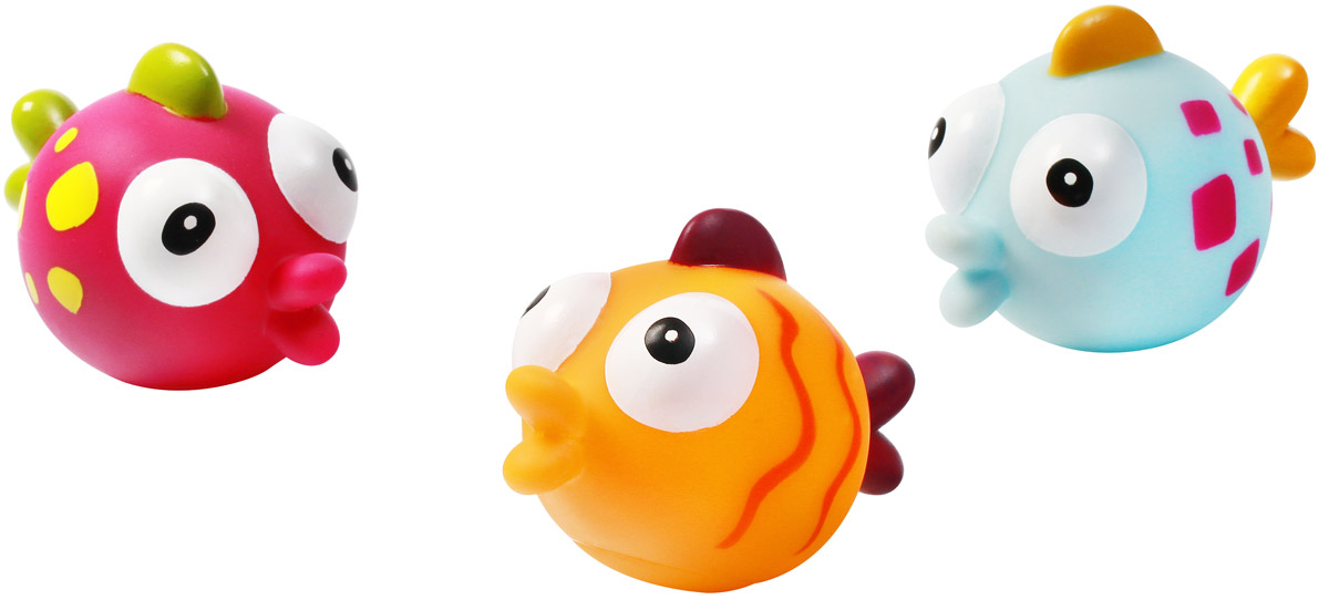 BabyOno Набор игрушек для ванной Рыбки 3 шт531_голубой, малиновый, оранжевый BabyOno Набор игрушек для ванной Рыбки 3 шт531_голубой, малиновый, оранжевыйС набором игрушек для ванной BabyOno Рыбки принимать водные процедуры станет еще веселее и приятнее. В набор входят 3 игрушки в виде разноцветных рыбок. Игрушки могут брызгать водой. Набор доставит ребенку большое удовольствие и поможет преодолеть страх перед купанием. Игрушки для ванной способствуют развитию воображения, цветового восприятия, тактильных ощущений и мелкой моторики рук. Товар сертифицирован.