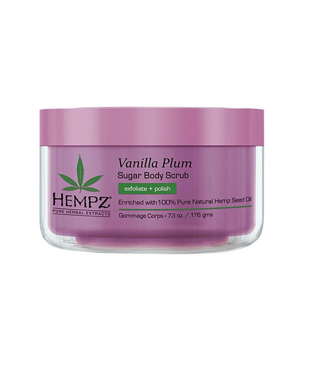 Hempz Скраб для тела Слива и Ваниль Vanilla Plum Herbal Sugar Body Scrab 176 г110-2138-03 Hempz Скраб для тела Слива и Ваниль Vanilla Plum Herbal Sugar Body Scrab 176 г110-2138-03В составе скраба содержатся 100% чистые натуральные масла из семян конопли. Они нежно очищают и питают кожу, обеспечивают ее увлажнение, питание и кондиционирование. Скраб делает кожу мягкой, гладкой и эластичной. Смесь эфирного масла с маслом семян жожоба, подсолнечным маслом и алоэ вера помогают восстановить кожу. Без парабенов, без глютена. Масло сливы обогащает кожу кислородом, питает и успокаивает кожу, делая ее более мягкой, гладкой и упругой. Активные компоненты: чистое масло и экстракт семян конопли, кожура семян конопли, масло подсолнуха, экстракт алое вера, масло жожоба, масло сливы.