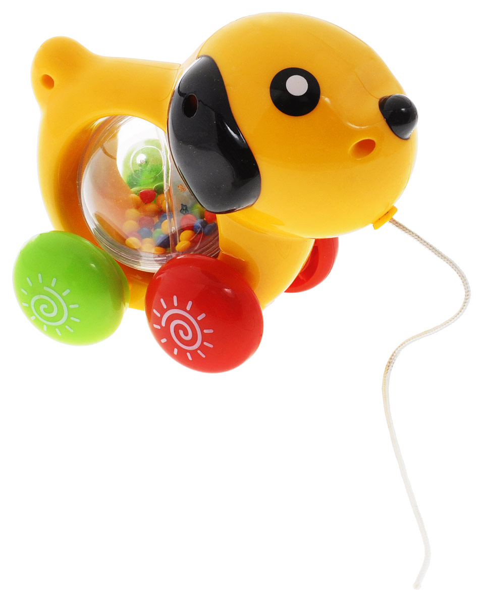 S+S Toys Музыкальная игрушка-каталка СобачкаED80011R S+S Toys Музыкальная игрушка-каталка СобачкаED80011RМузыкальная игрушка-каталка S+S Toys Собачка станет прекрасным развлечением для вашего малыша. Собачка снабжена веревочкой, а также оснащена звуковыми эффектами. Игрушку можно катать за собой, как машинку, благодаря чему она будет вдохновлять малыша на долгие прогулки и способствовать укреплению его ножек. Малыш узнает, какие звуки издает собачка, послушает красивую мелодию. Игрушка будет способствовать развитию у малыша зрительного и слухового восприятия, моторики. Игрушка подходит для детей от 6 месяцев. Для работы игрушки необходимы 3 батарейки типа AG13 (LR44) (входят в комплект).