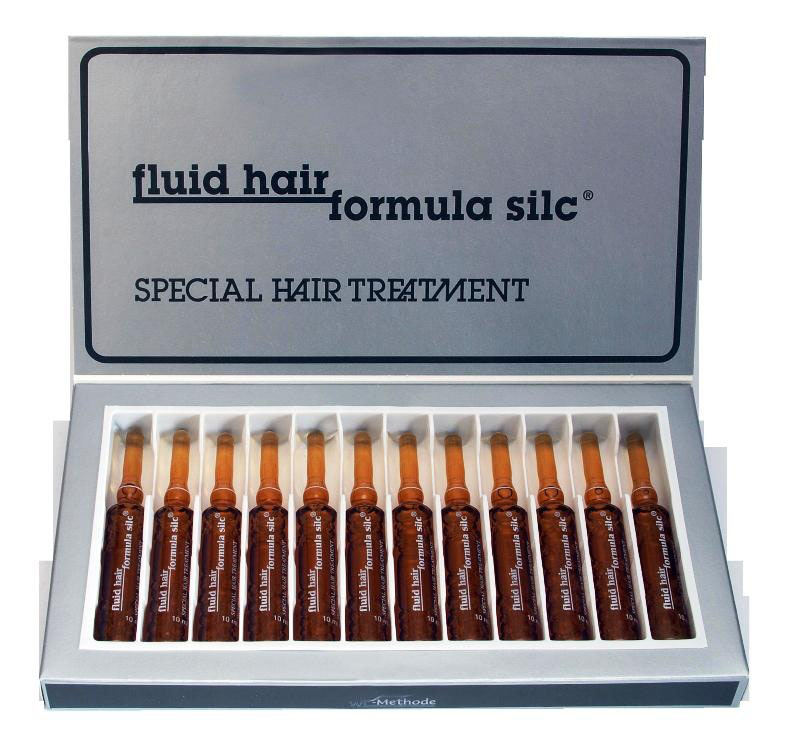 WT-Methode Флюид Хаир Формула Силк для волос Fluid hair formula silc 12х10 млWTM-PLF-0021 WT-Methode Флюид Хаир Формула Силк для волос Fluid hair formula silc 12х10 млWTM-PLF-0021Секрет Формулы Силк - это содержащийся в ней жидкий кератин и некоторые другие компоненты, помогающие восстановить волос. Кератин имеет способность проникать вглубь волоса и восстанавливать даже те его участки, где структура сильно нарушена. Формула Силк – это быстрое лечение секущихся, тонких и ломких волос. Препарат воздействует не на корневую систему, а непосредственно на структуру самого волоса. Эффект виден уже после первого применения.