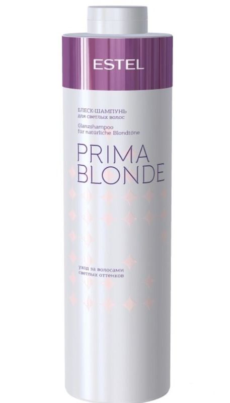 Estel Блеск-шампунь для светлых волос Prima Blonde 1000 млPB.3/1000 Estel Блеск-шампунь для светлых волос Prima Blonde 1000 млPB.3/1000Блеск-шампунь мягко очищает волосы и подчеркивает красоту светлых оттенков. Волосы натуральные или окрашенные? Блеск-шампунь сглаживает различия: волосы оттенка блонд, независимо от того, были они окрашены или нет, наполняются здоровым солнечным сиянием! Система Nаturаl Peаrl с пантенолом и кератином заботится о волосах, способствуя восстановлению их структуры и наделяя мягкостью. Результат: Кератин – придает волосам здоровый и ухоженный вид, насыщает блеском Пантенол – восстанавливает и увлажняет волосы.