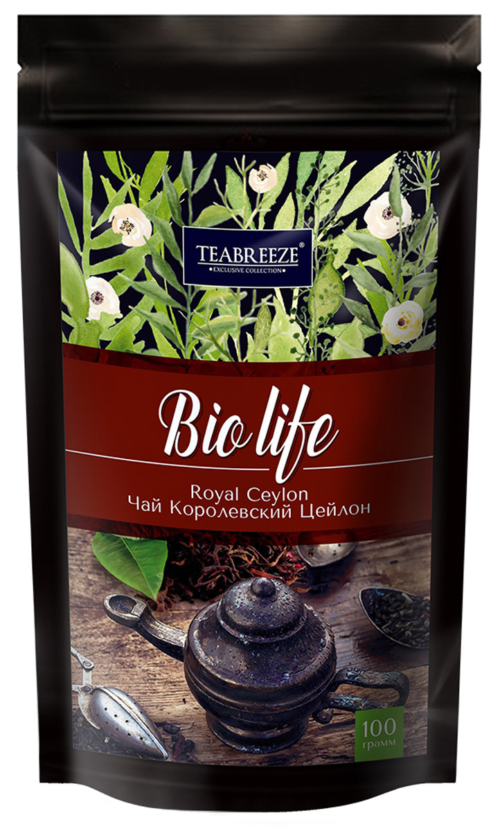 Teabreeze Королевский Цейлон черный листовой чай, 100 гTB 1206-100 Teabreeze Королевский Цейлон черный листовой чай, 100 гTB 1206-100Чай Teabreeze Королевский Цейлон пришел к нам c высокогорий острова Цейлон (Шри-Ланка). Его характерный, слегка вяжущий вкус имеет ярко выраженный медовый оттенок. В богатой коллекции черных чаев он занимает особое место благодаря тонкому аромату, который источает золотистый чайный настой. Такое интересное и необычное для цейлонского чая свойство приобретается за счет добавления к высококачественному молодому листу нераспустившихся чайных почек, собранных жарким летом и дающих сильный аромат.