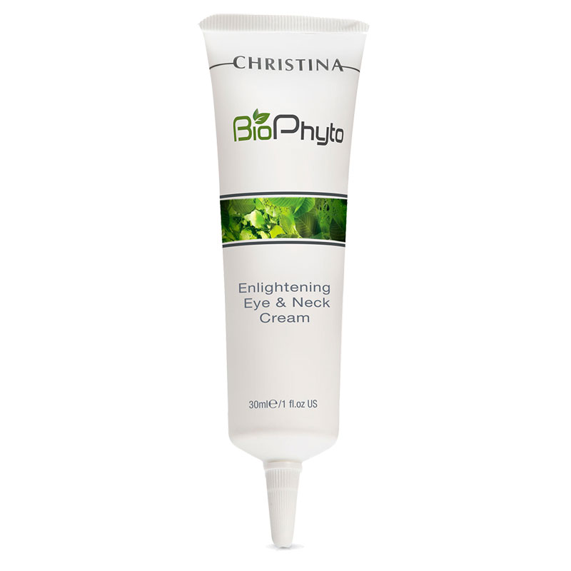 Christina Осветляющий крем для кожи вокруг глаз и шеи Bio Phyto Enlightening Eye and Neck Cream 30 млCHR577 Christina Осветляющий крем для кожи вокруг глаз и шеи Bio Phyto Enlightening Eye and Neck Cream 30 млCHR577Оптимальное сочетание ингредиентов обеспечивает беспрецедентный уход для чувствительных участков кожи. Защищает, уменьшая отечность и темные круги. Укрепляет стенки капилляров. Активные компоненты: Комплекс Regu-age, кофеин, витамин Е. Результат: Восстанавливает, обеспечивает сияние и здоровый вид кожи.