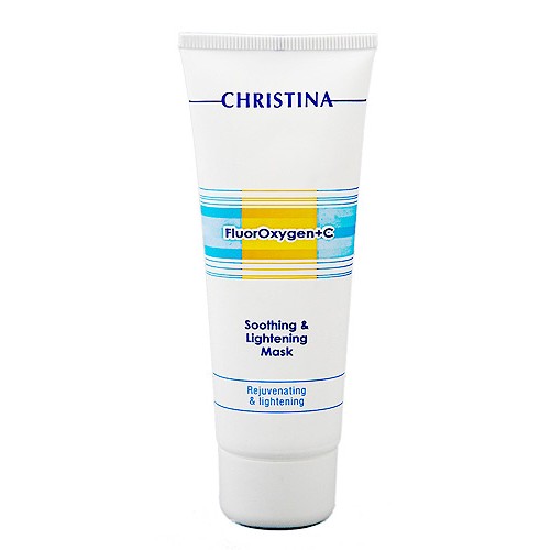 Christina Успокаивающая маска с осветляющим эффектом FluorOxygen +C Soothing and Lightning Mask 75 млFLUSLM Christina Успокаивающая маска с осветляющим эффектом FluorOxygen +C Soothing and Lightning Mask 75 млFLUSLMУспокаивающая маска с осветляющим эффектом Christina FluorOxygen+C-Soothing & Lightning Mask эффективно насыщает кожу минералами, увлажнителями и антиоксидантами. В состав продукта входит алоэ вера, стимулирующее процесс регенерации. При использовании этой маски кожа приобретает ровный тон, увлажняется и становится заметно светлее.