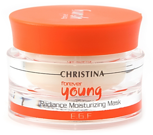 Christina Увлажняющая маска Сияние Forever Young Radiance Moisturizing Mask 50 млFYFND4 Christina Увлажняющая маска Сияние Forever Young Radiance Moisturizing Mask 50 млFYFND4Увлажняющая Маска Сияние Christina Forever Young Radiance Moisturizing Mask освежает обезвоженную кожу, снимает ощущение стянутости и усталости, растушевывает морщины и разглаживает их. Нежирная маска со светоотражающими характеристиками придает коже приятный матовый блеск и увлажняет ее на долгое время.