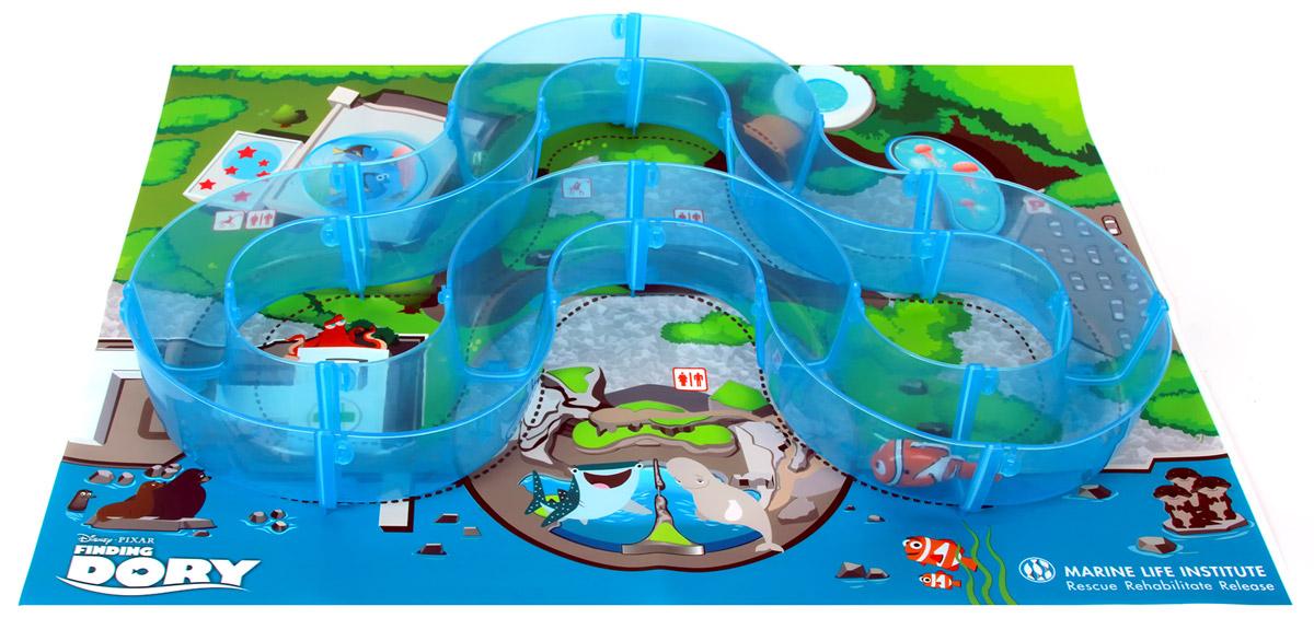 Dory Робот Рыбка Немо и набор с треком25214 Dory Робот Рыбка Немо и набор с треком25214В набор входит: Трек, наполняемый водой, коврик и роборыбка Немо.