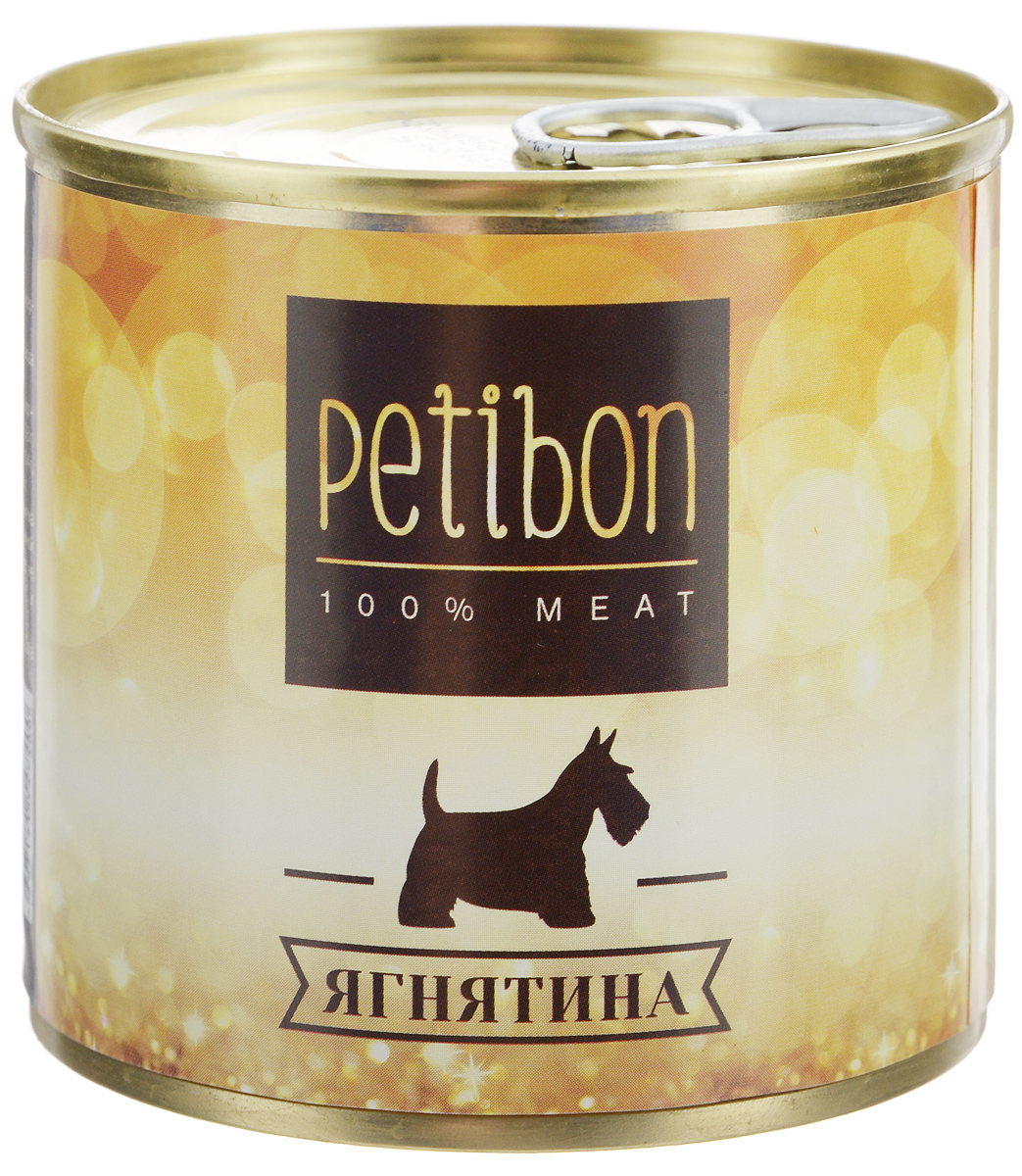 Консервы для собак Petibon, с ягненком, 240 г315141004 Консервы для собак Petibon, с ягненком, 240 г315141004Petibon - влажный мясной корм для собак. Использование монобелкового комплексного сырья значительно расширяет аминокислотный состав продукта. Использование корма рекомендовано для собак, нуждающихся в диете или определённом виде мяса. Товар сертифицирован.
